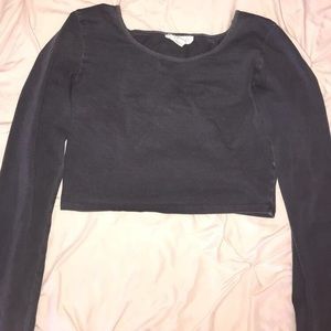 Forever 21 Long Sleeve Crop Top.